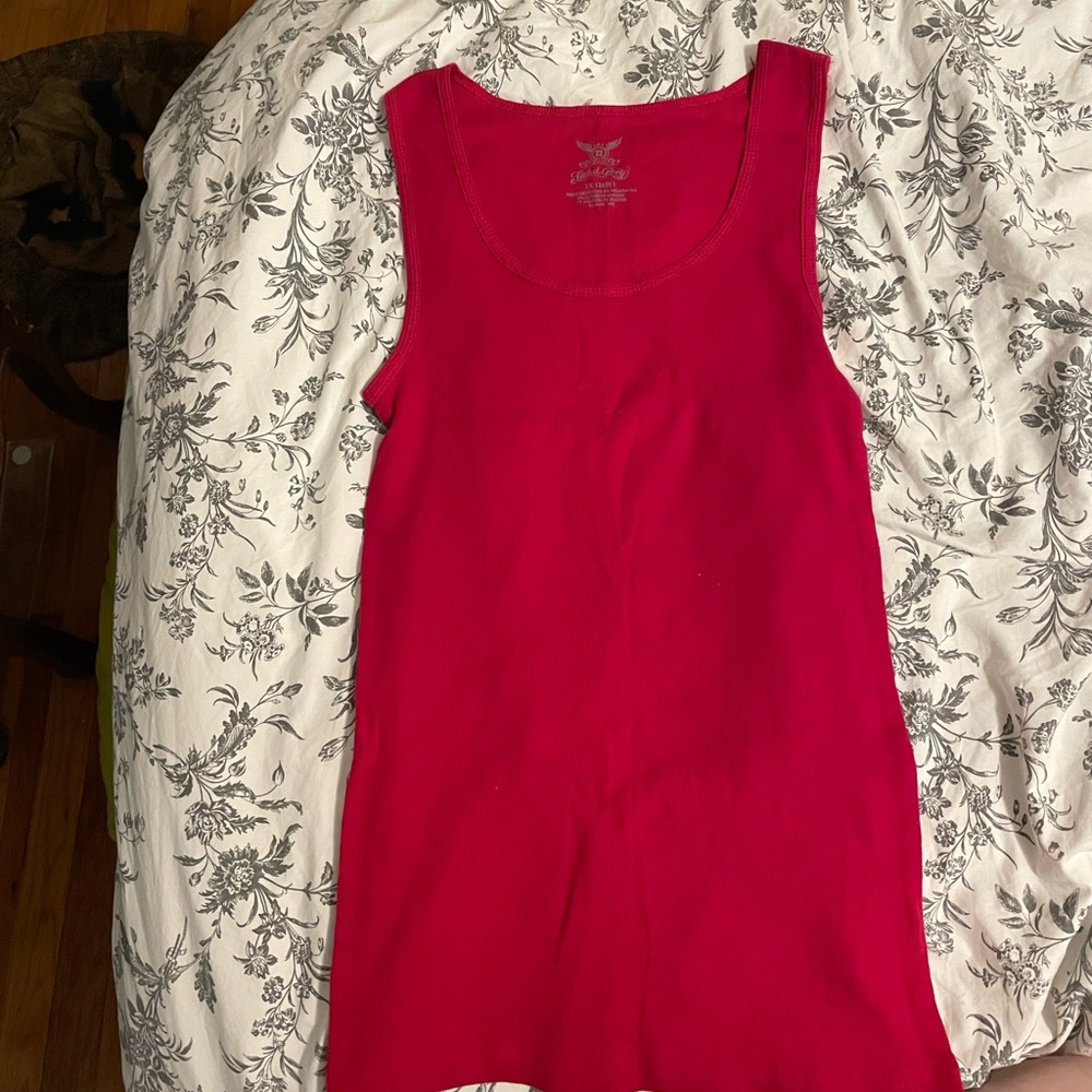 Faded Glory red tank Size 1X